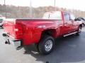 2012 Fire Red GMC Sierra 3500HD SLT Crew Cab 4x4 Dually  photo #5