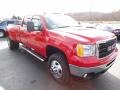 Fire Red - Sierra 3500HD SLT Crew Cab 4x4 Dually Photo No. 7