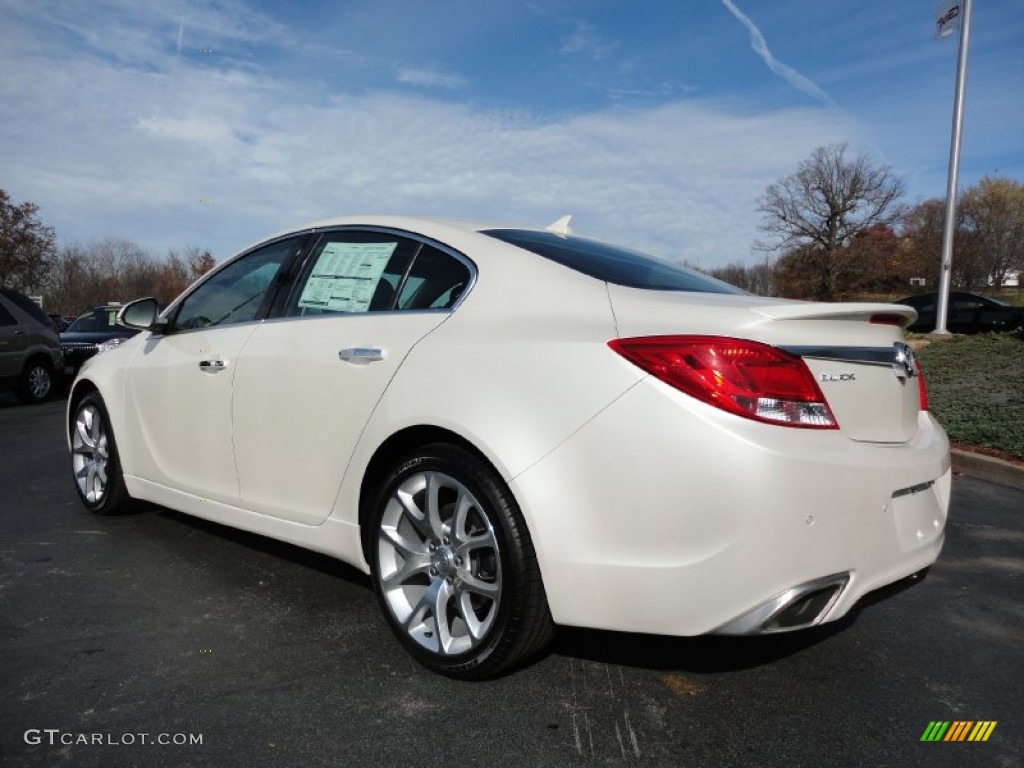 White Diamond Tricoat 2012 Buick Regal GS Exterior Photo #56294359