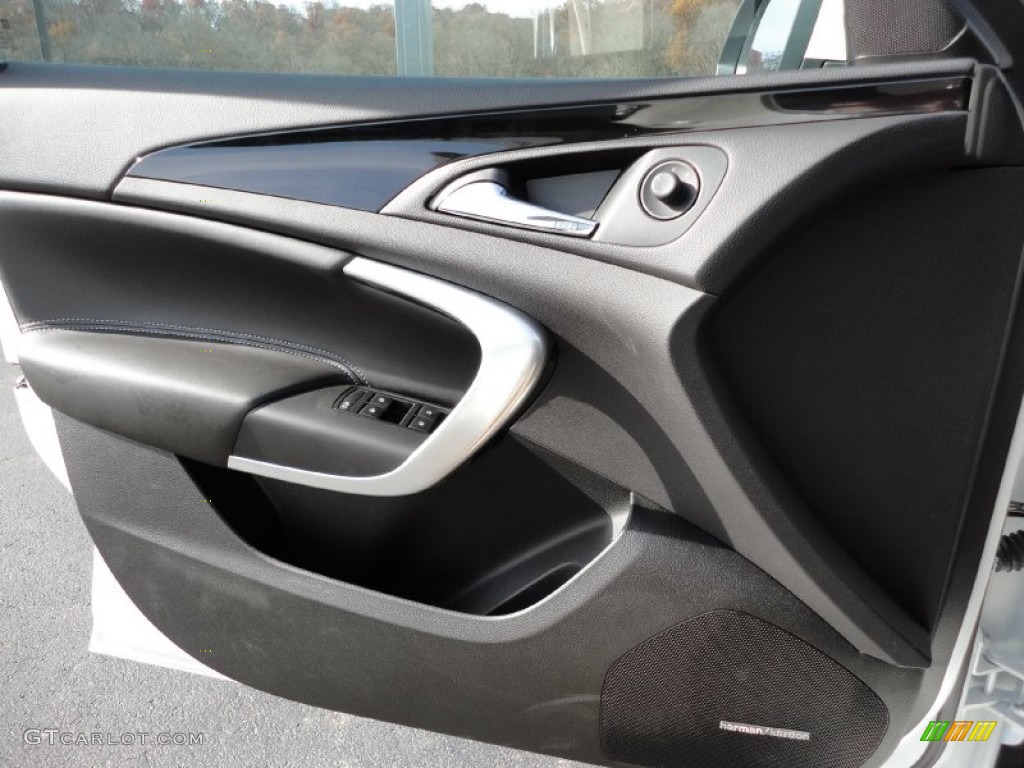 2012 Buick Regal GS Ebony Door Panel Photo #56294442