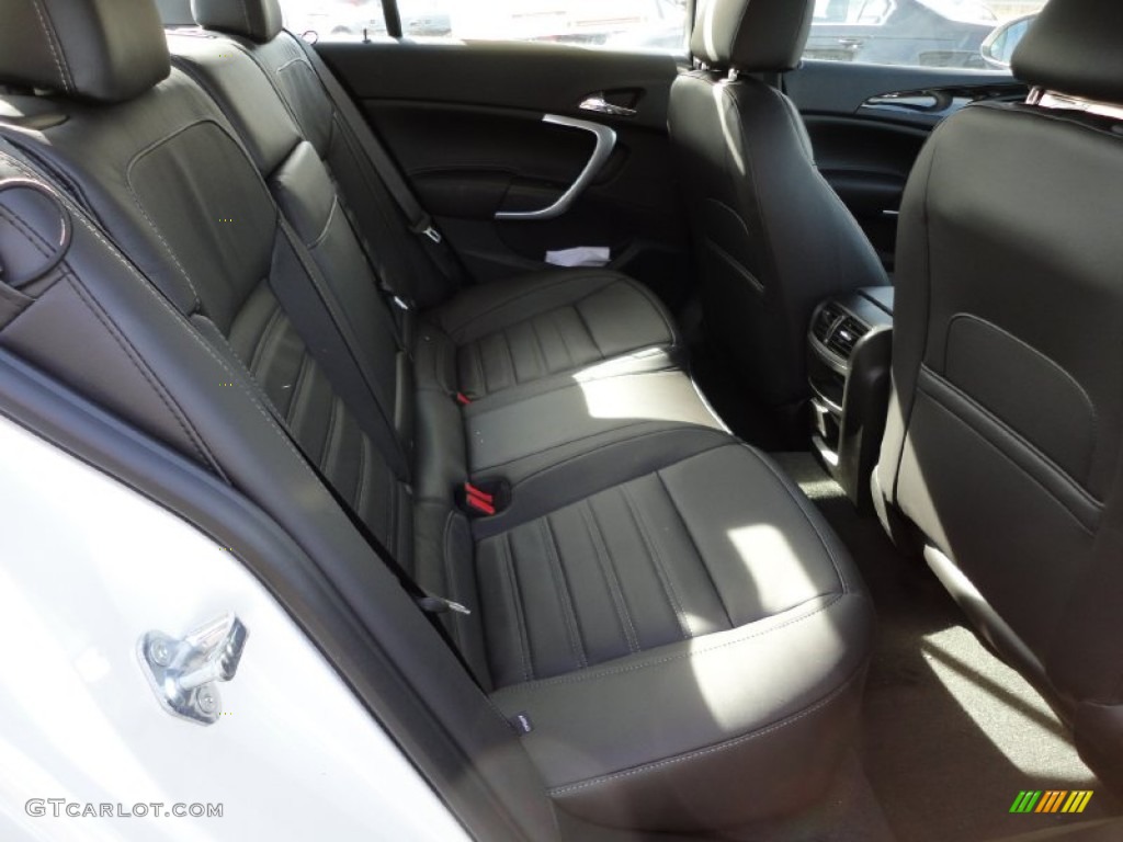 Ebony Interior 2012 Buick Regal GS Photo #56294466