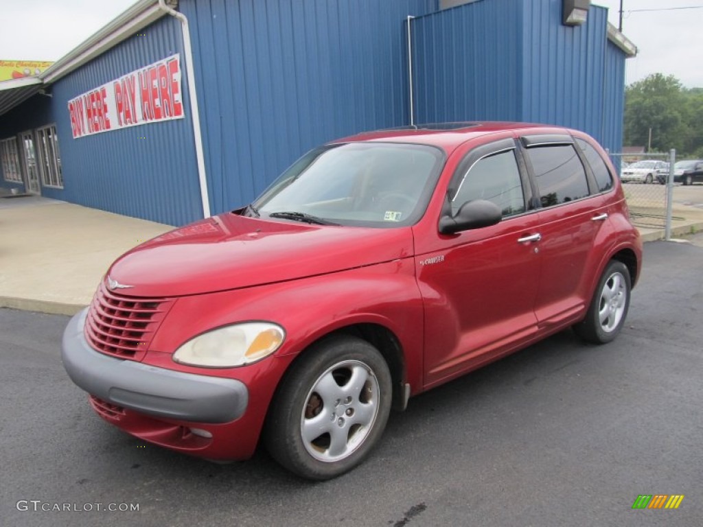 2002 PT Cruiser Touring - Inferno Red Pearlcoat / Taupe photo #1