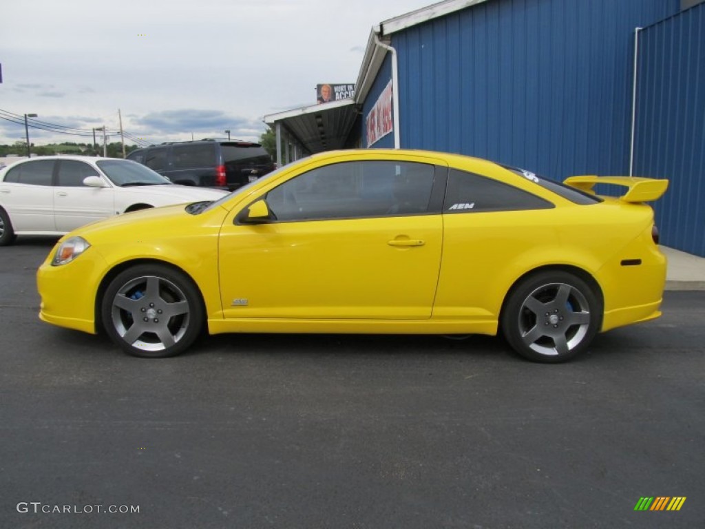 2006 Cobalt SS Supercharged Coupe - Rally Yellow / Ebony/Yellow photo #2