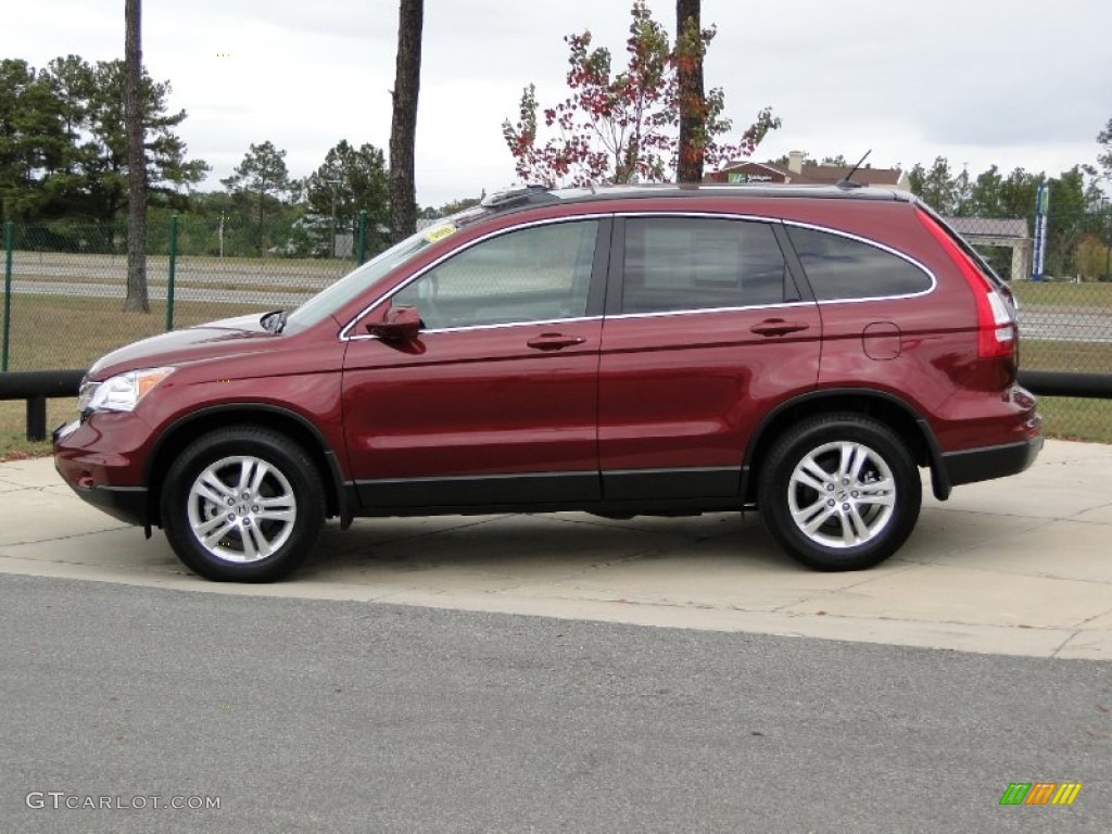 2011 CR-V EX-L - Tango Red Pearl / Ivory photo #3