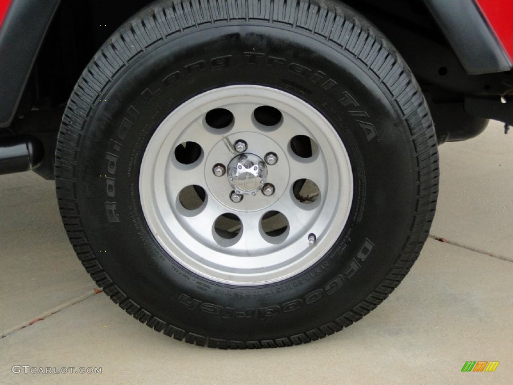 2004 Wrangler X 4x4 - Flame Red / Dark Slate Gray photo #19