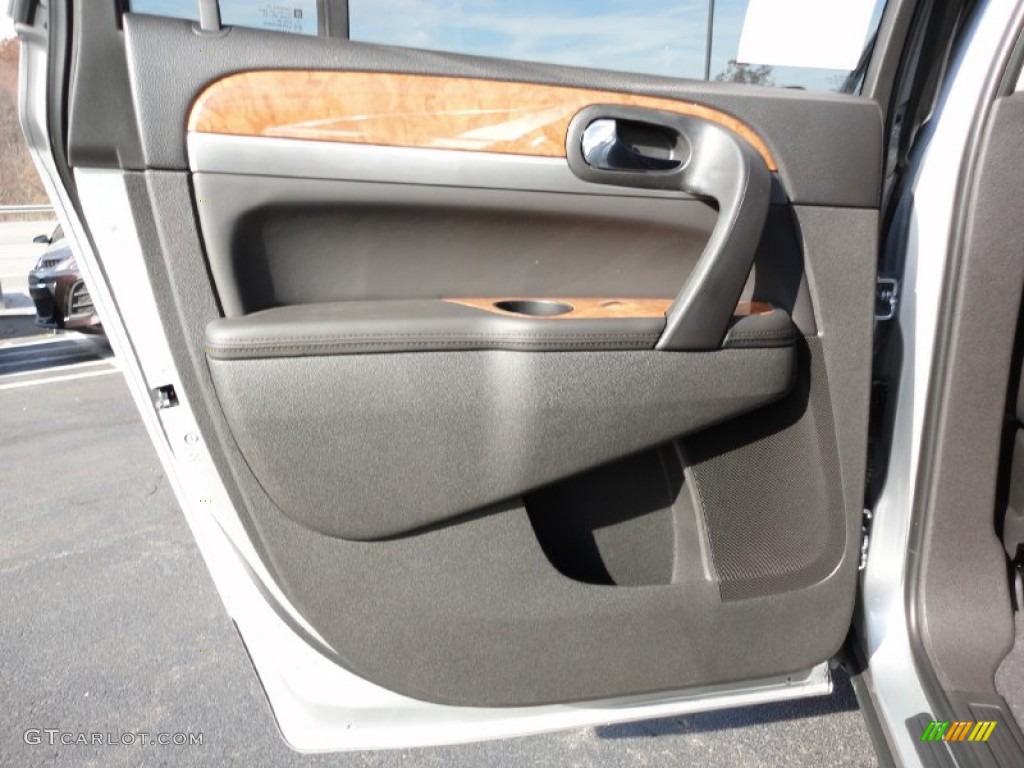 2012 Buick Enclave AWD Ebony Door Panel Photo #56295537
