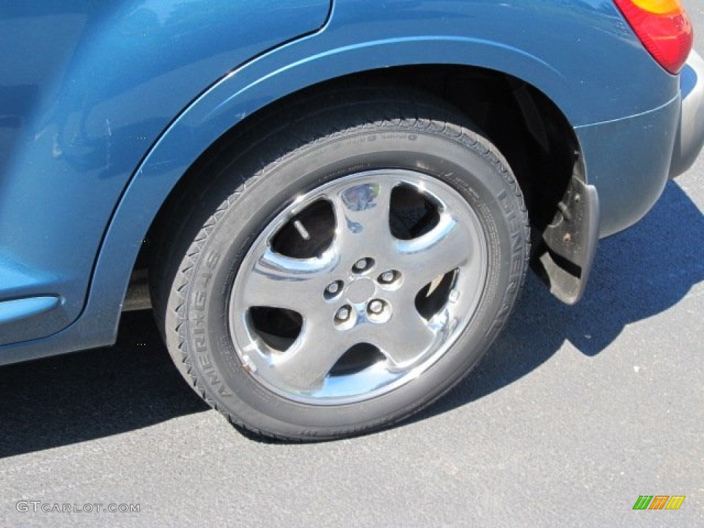 2001 PT Cruiser Limited - Aquamarine Metallic / Taupe/Pearl Beige photo #3