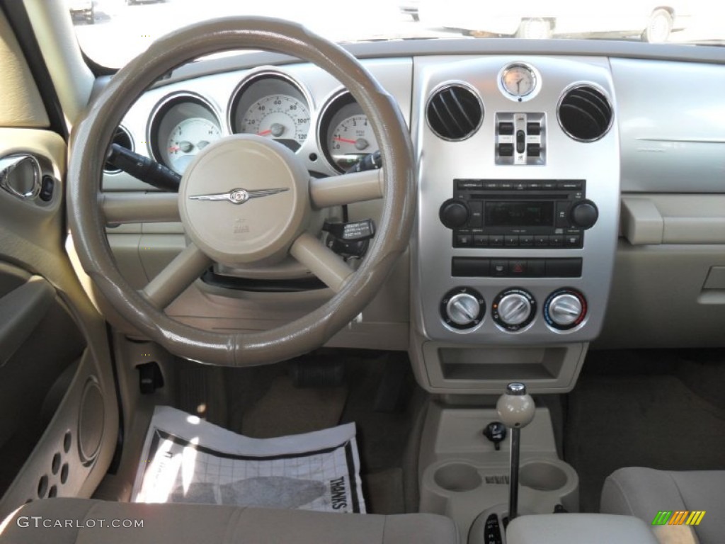 2006 Chrysler PT Cruiser Touring Pastel Pebble Beige Dashboard Photo #56295888