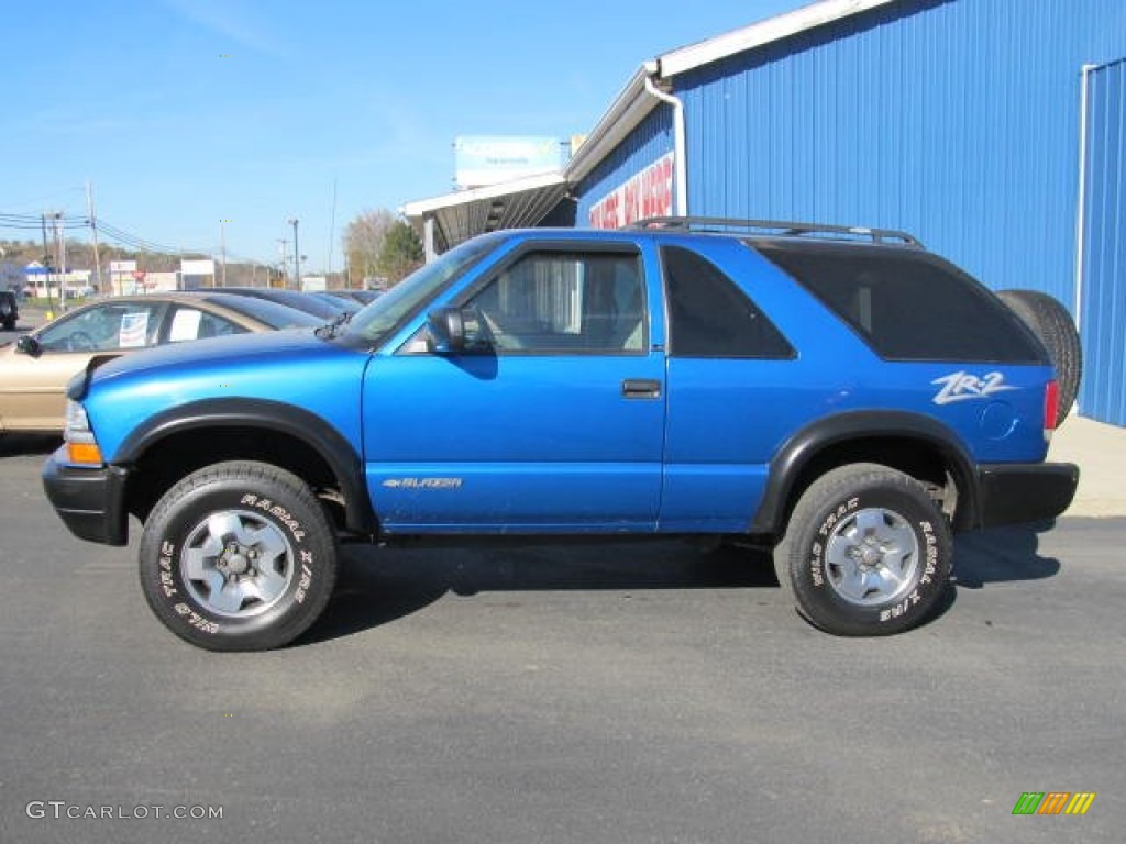 Space Blue Metallic 2000 Chevrolet Blazer ZR2 4x4 Exterior Photo #56296041