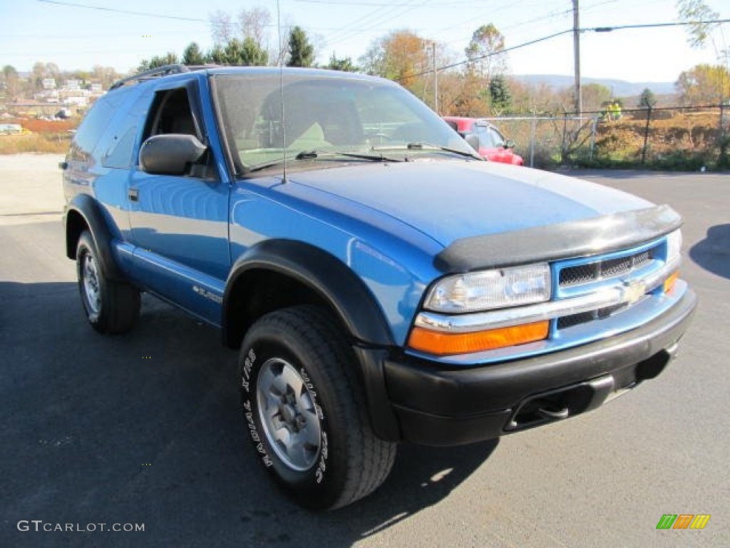 2000 Blazer ZR2 4x4 - Space Blue Metallic / Medium Gray photo #5