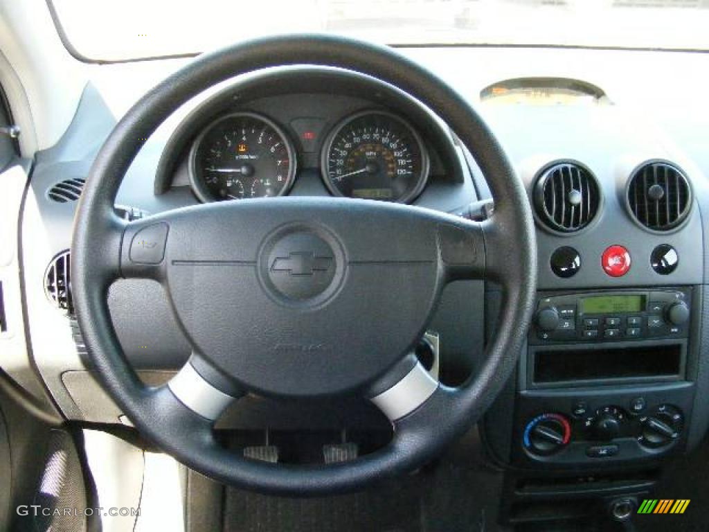 2008 Aveo Aveo5 LS - Summer Yellow / Charcoal photo #14