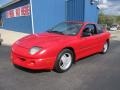 Bright Red 1999 Pontiac Sunfire GT Coupe