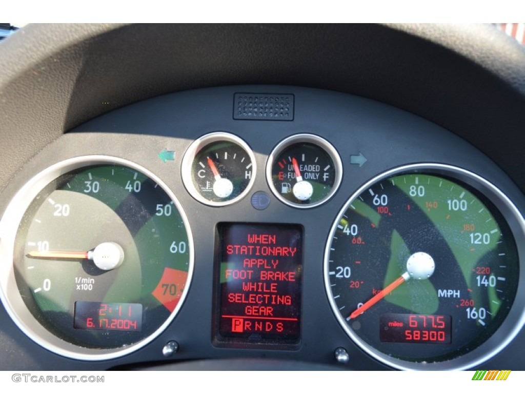 2003 Audi TT 1.8T Roadster Gauges Photo #56296899