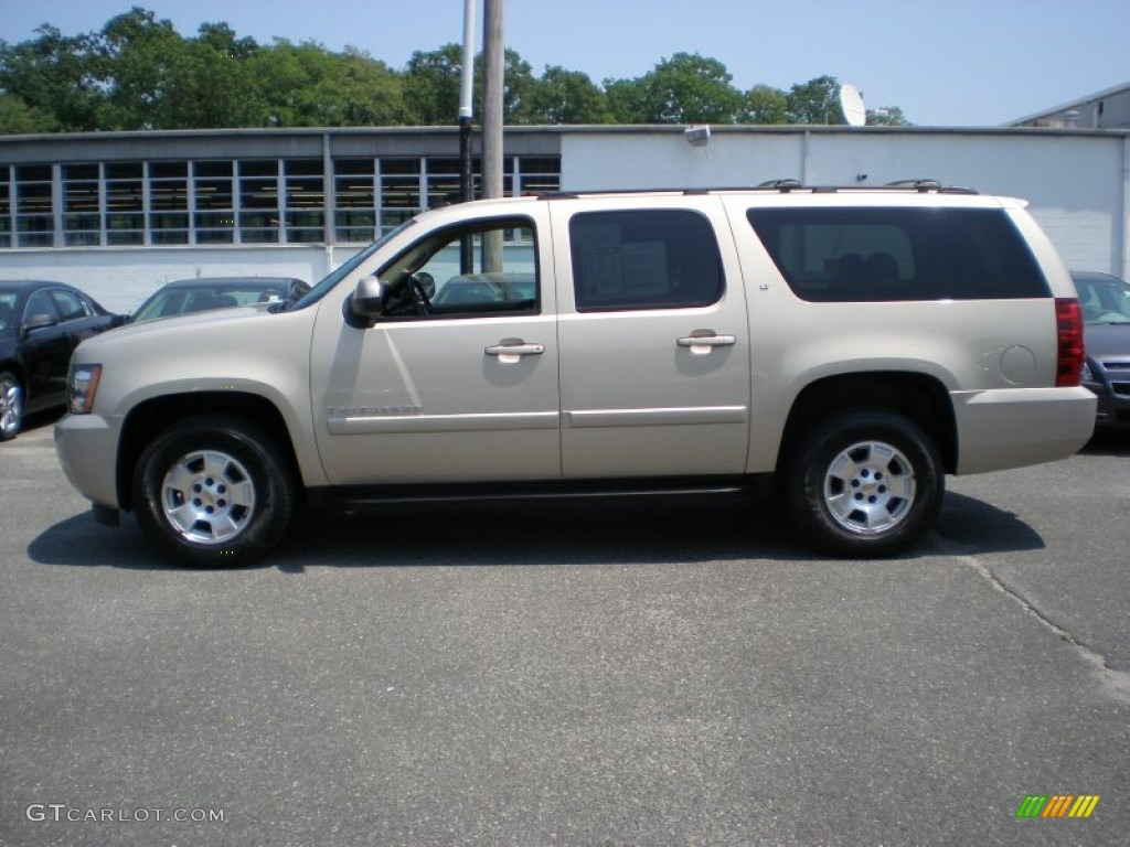Gold Mist Metallic 2008 Chevrolet Suburban 1500 LT 4x4 Exterior Photo #56296998
