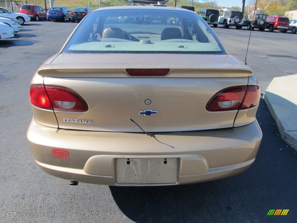 2000 Cavalier Coupe - Medium Sunset Gold Metallic / Neutral photo #3