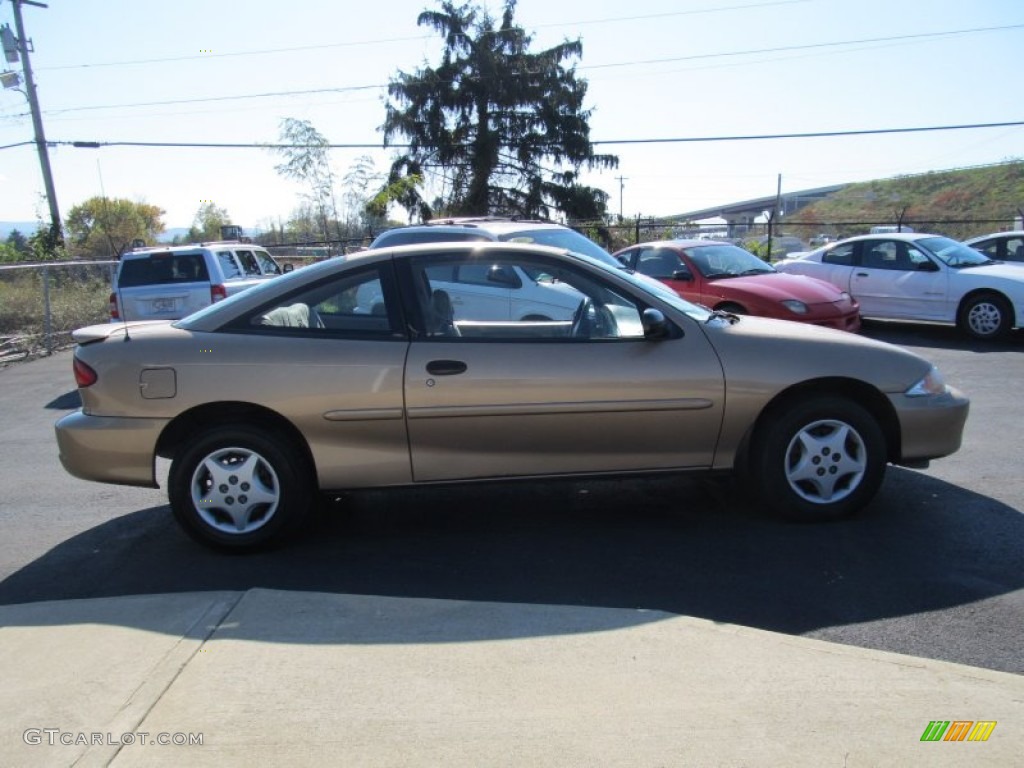 2000 Cavalier Coupe - Medium Sunset Gold Metallic / Neutral photo #4