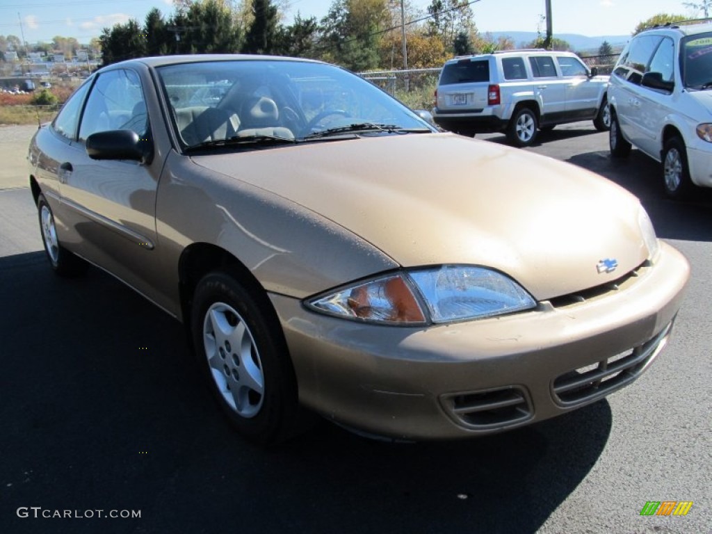 2000 Cavalier Coupe - Medium Sunset Gold Metallic / Neutral photo #5