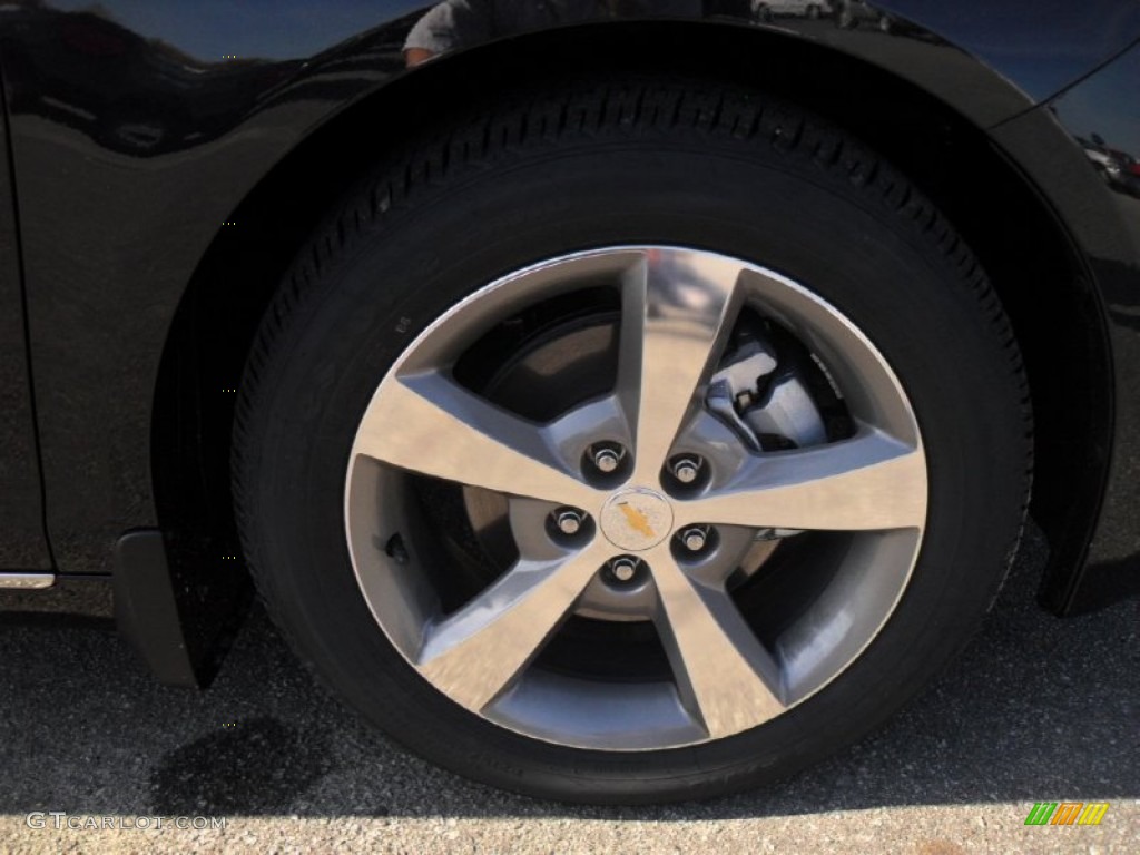 2012 Malibu LT - Black Granite Metallic / Ebony photo #22