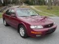 1995 Ruby Red Pearl Nissan Maxima GXE  photo #3