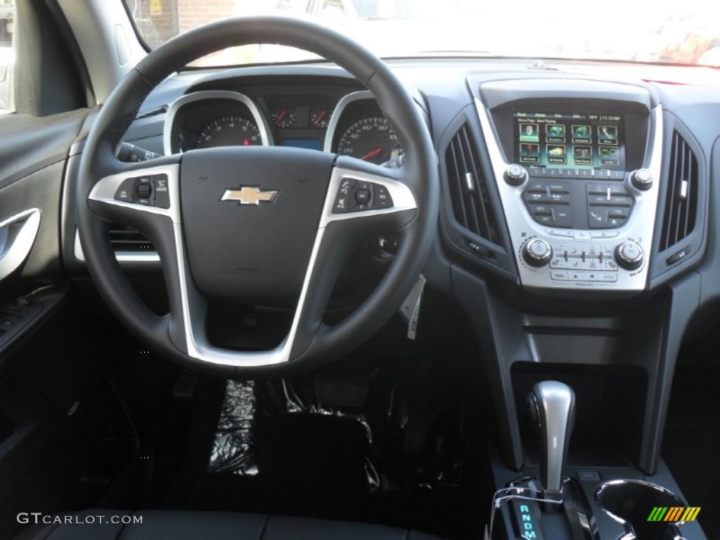 2012 Chevrolet Equinox LT Jet Black Dashboard Photo #56297919