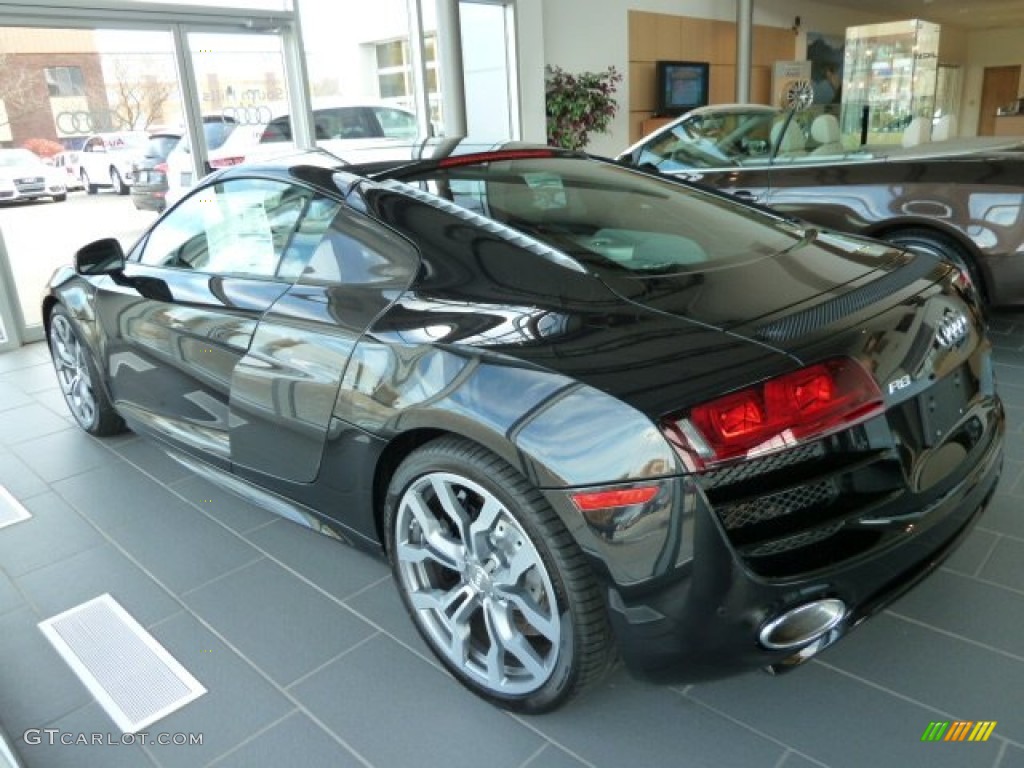 Phantom Black Pearl Effect 2012 Audi R8 5.2 FSI quattro Exterior Photo #56297922