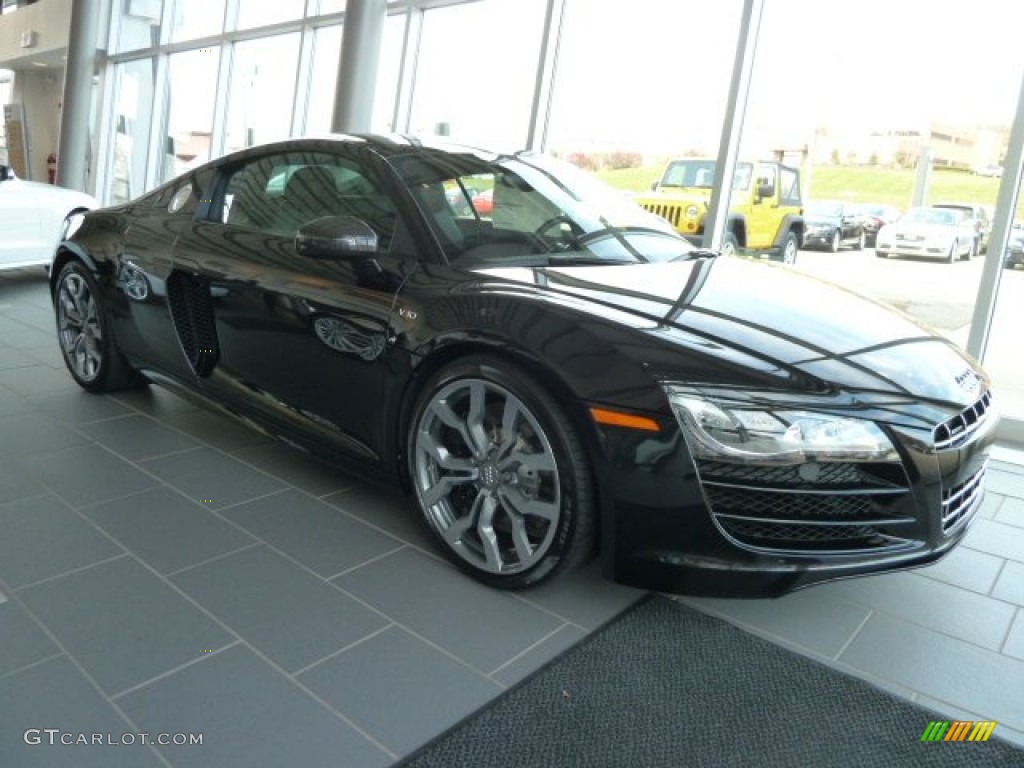 Phantom Black Pearl Effect 2012 Audi R8 5.2 FSI quattro Exterior Photo #56297947