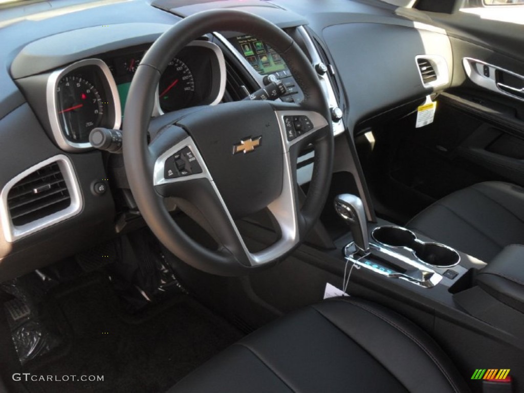 Jet Black Interior 2012 Chevrolet Equinox LT Photo #56298003