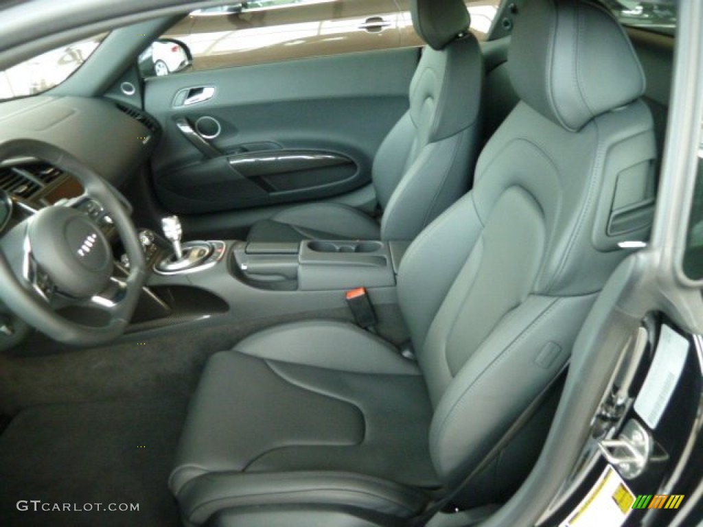 Black Interior 2012 Audi R8 5.2 FSI quattro Photo #56298006