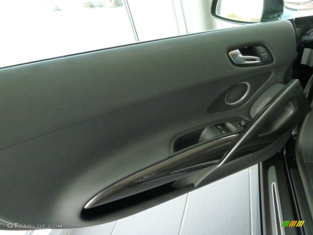 2012 Audi R8 5.2 FSI quattro Black Door Panel Photo #56298024