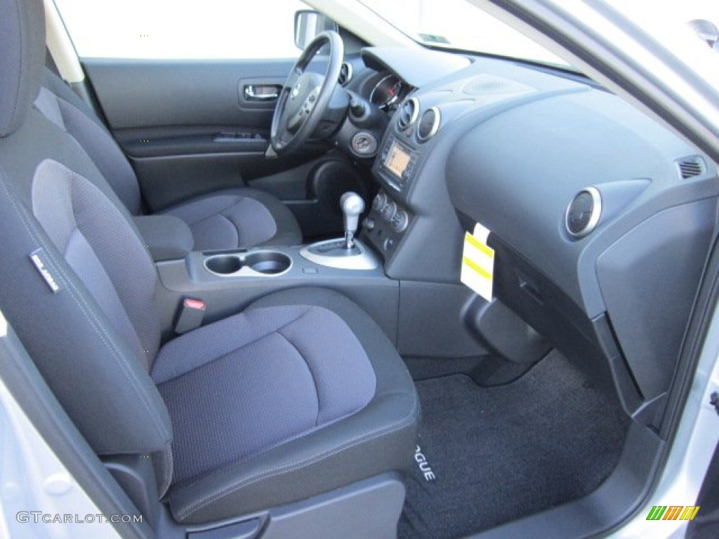 Black Interior 2012 Nissan Rogue SV AWD Photo #56300520