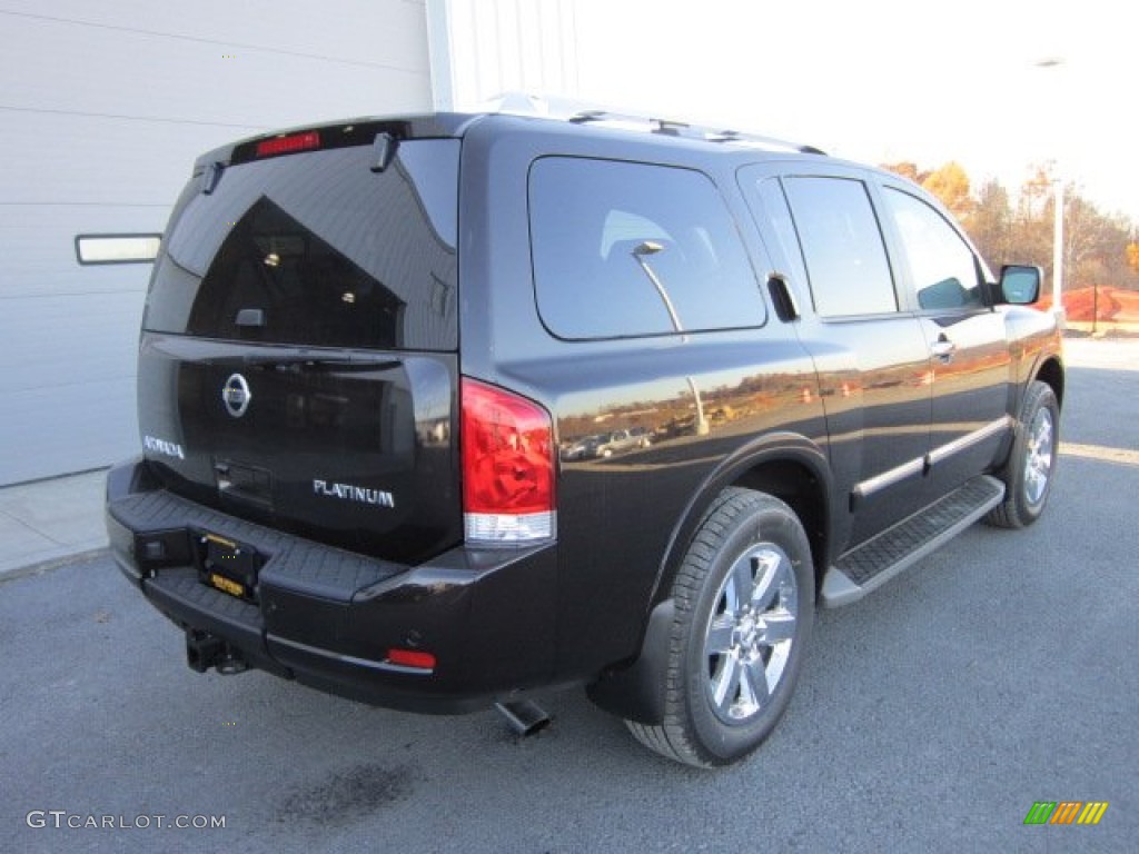 2012 Nissan armada espresso black #3