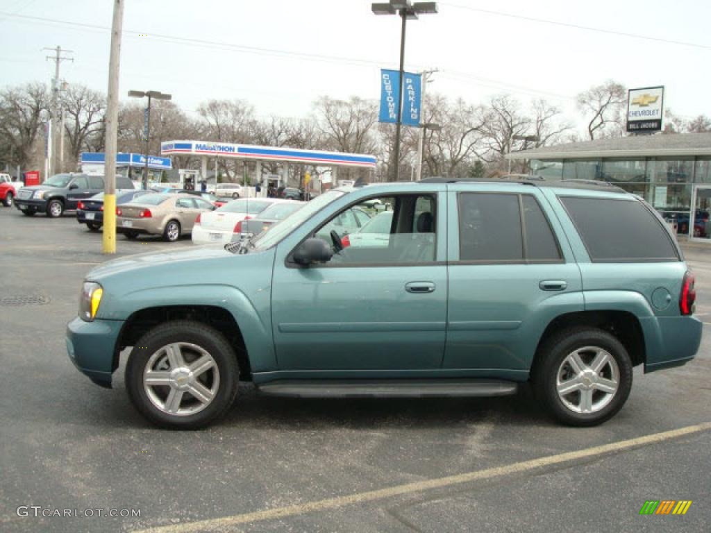 2009 TrailBlazer LT 4x4 - Silver Moss Metallic / Ebony photo #1