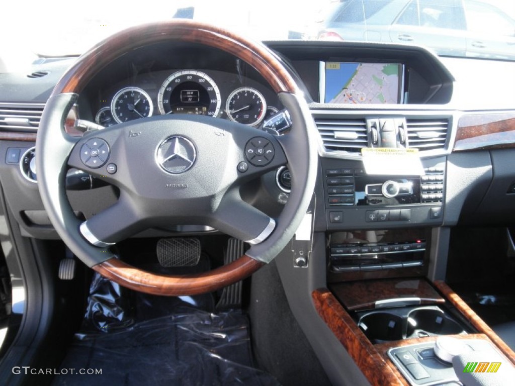 2012 Mercedes-Benz E 350 Sedan Black Dashboard Photo #56301984