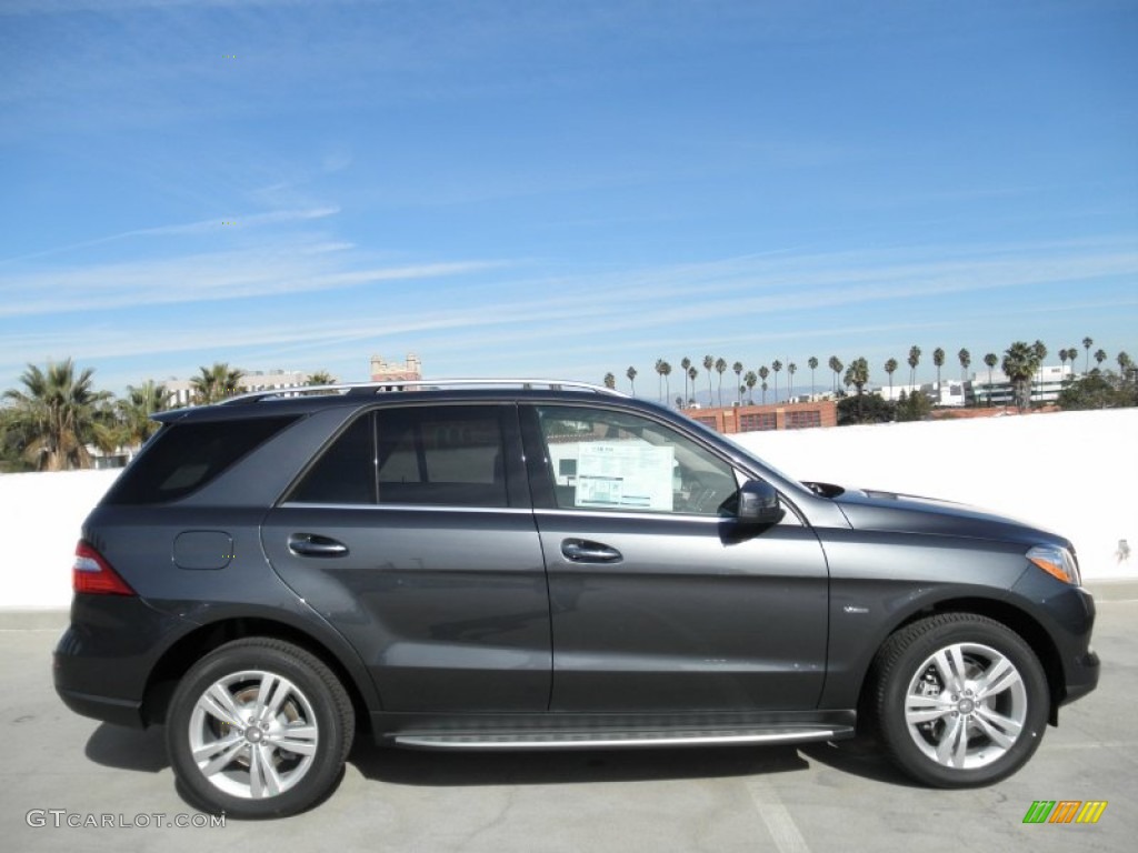 2012 Mercedes-Benz ML 350 BlueTEC 4Matic Steel Grey Metallic Photo #56302383