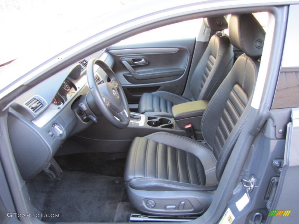 Black Interior 2012 Volkswagen CC Sport Photo #56302587