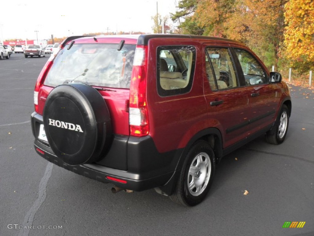 2006 CR-V LX - Redondo Red Pearl / Ivory photo #4