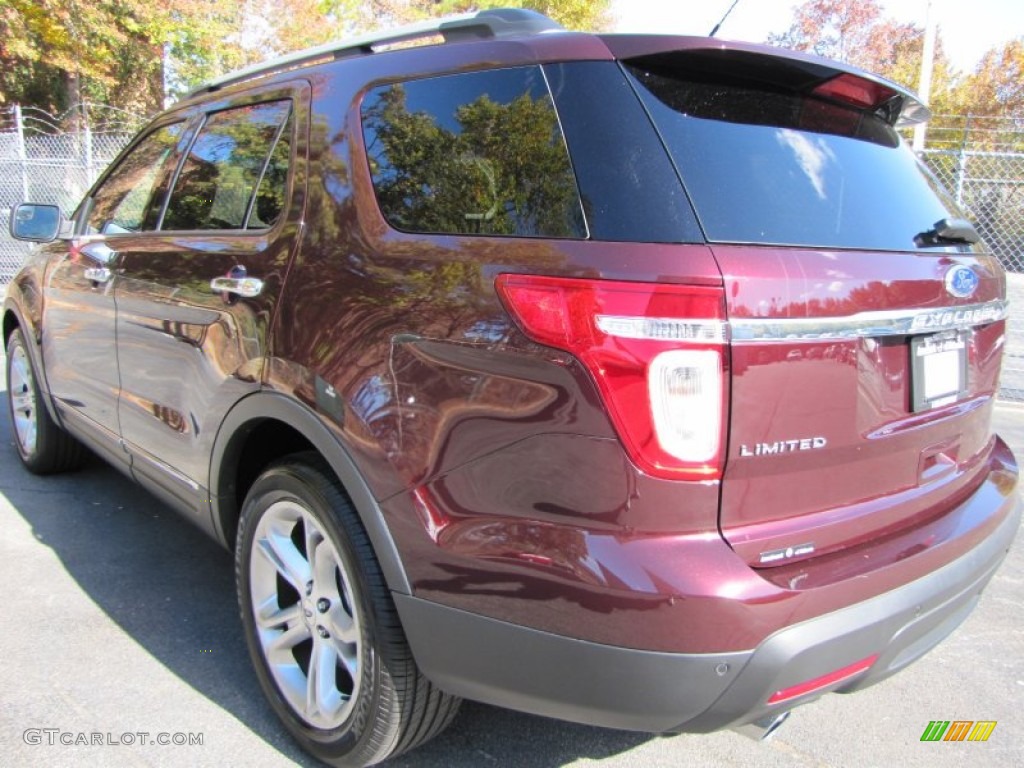 2011 Explorer Limited - Bordeaux Reserve Red Metallic / Charcoal Black photo #3