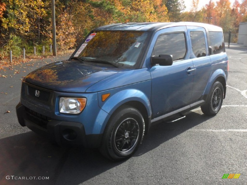 2006 Element EX-P AWD - Atomic Blue Metallic / Black/Gray photo #1