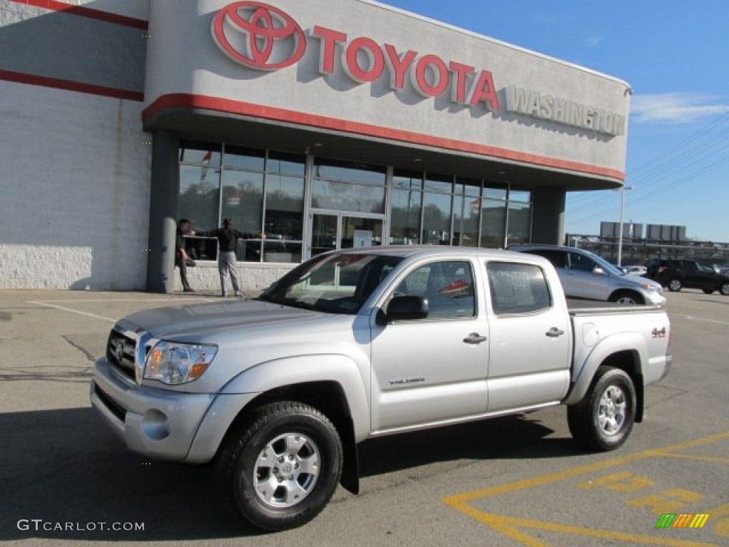 2009 Tacoma V6 SR5 Double Cab 4x4 - Silver Streak Mica / Graphite Gray photo #1