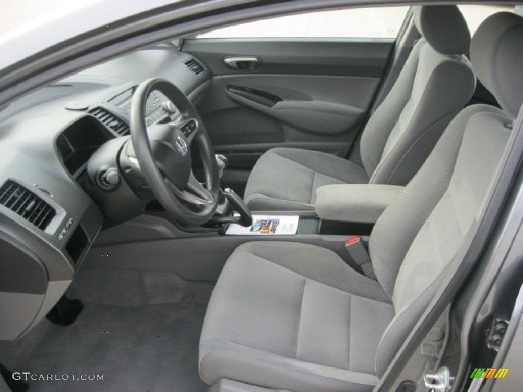Gray Interior 2009 Honda Civic LX Sedan Photo #56305731