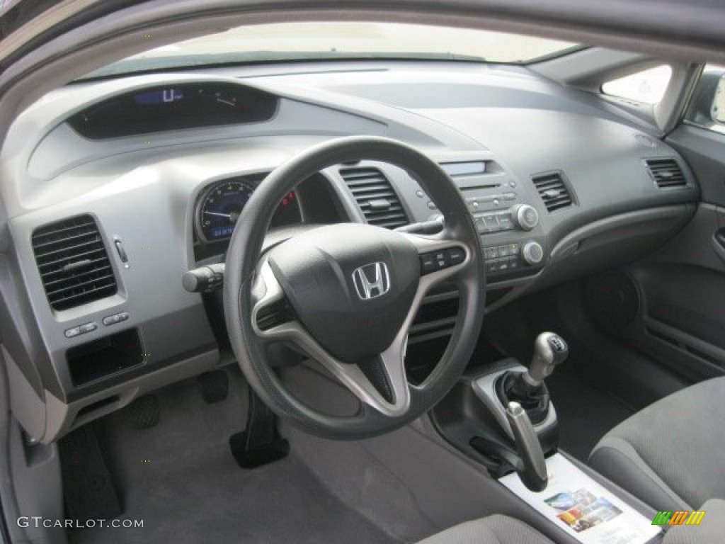 Gray Interior 2009 Honda Civic LX Sedan Photo #56305740