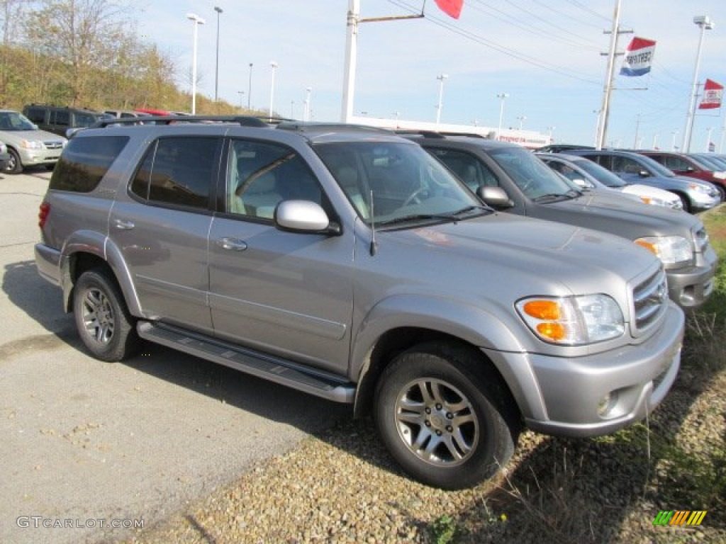 2003 Sequoia Limited 4WD - Phantom Gray Pearl / Charcoal photo #1