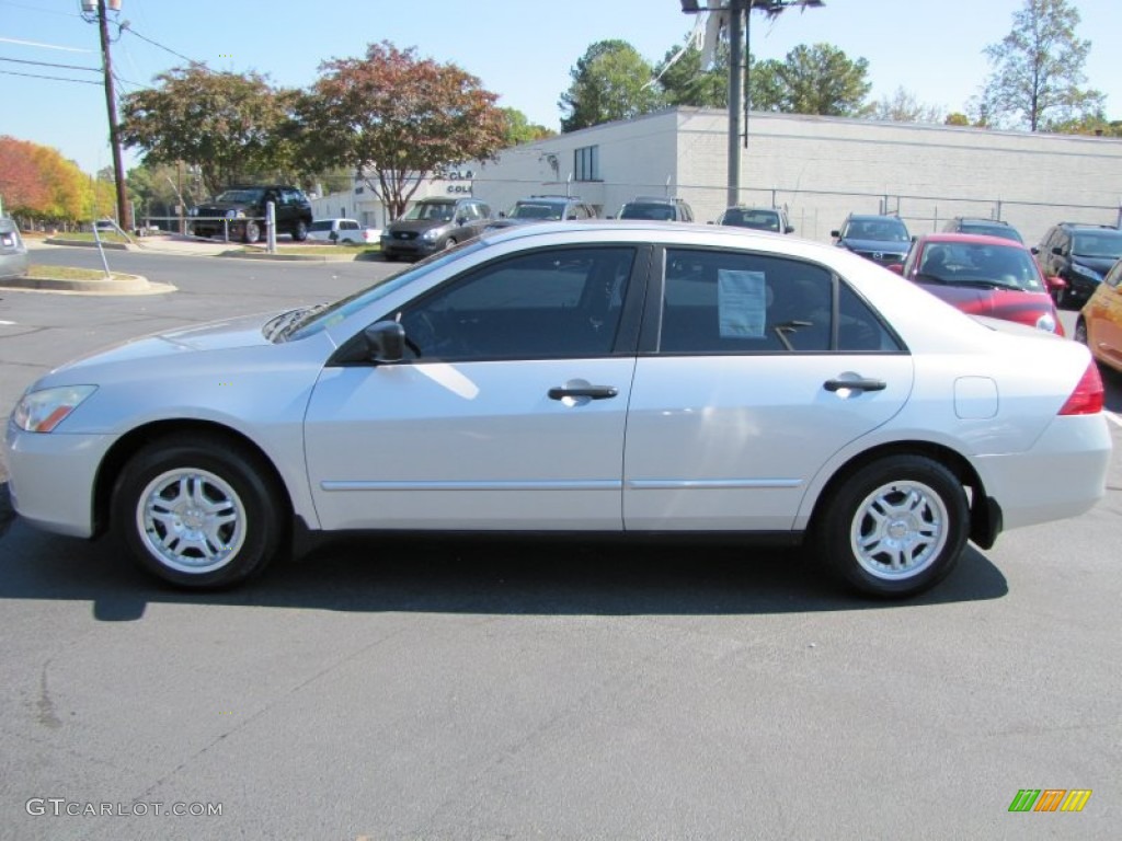 2006 Accord Value Package Sedan - Alabaster Silver Metallic / Black photo #2