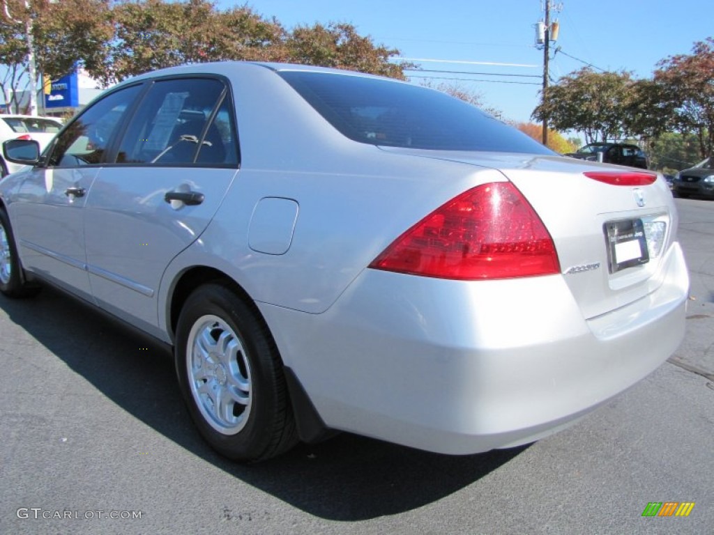2006 Accord Value Package Sedan - Alabaster Silver Metallic / Black photo #3