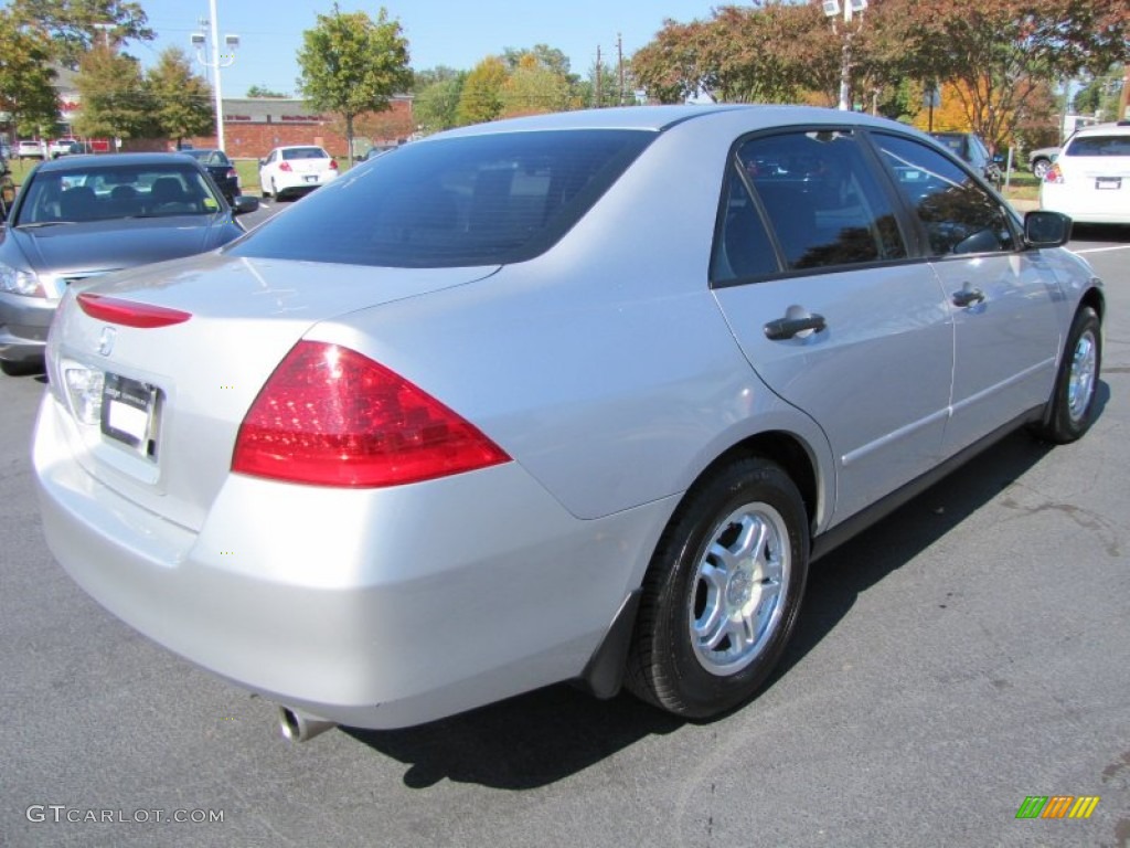 2006 Accord Value Package Sedan - Alabaster Silver Metallic / Black photo #5