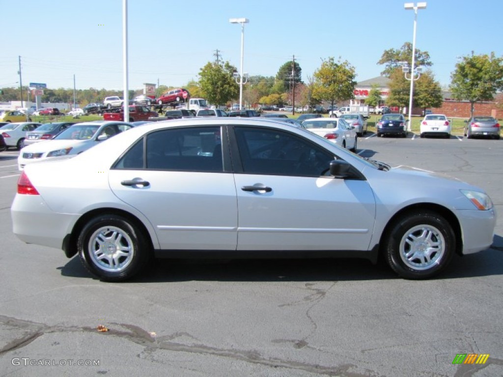 2006 Accord Value Package Sedan - Alabaster Silver Metallic / Black photo #6