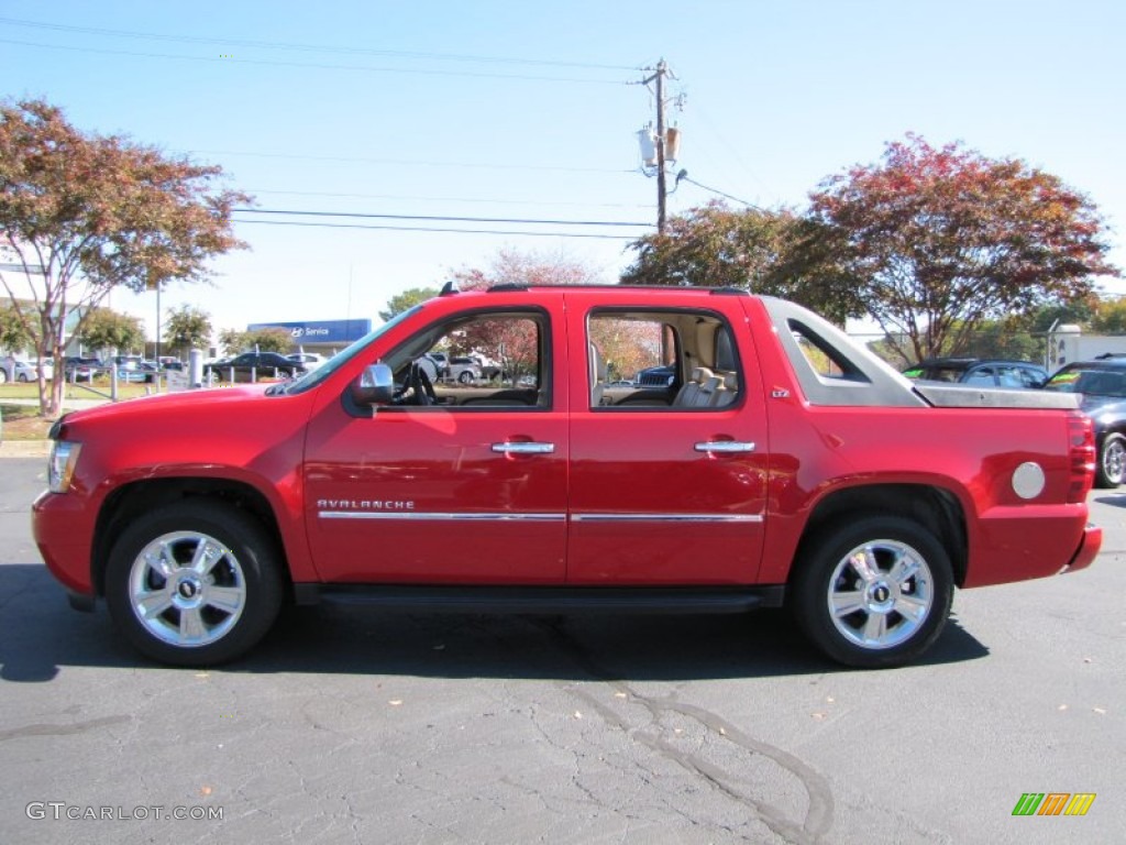 Victory Red 2010 Chevrolet Avalanche LTZ Exterior Photo #56307264