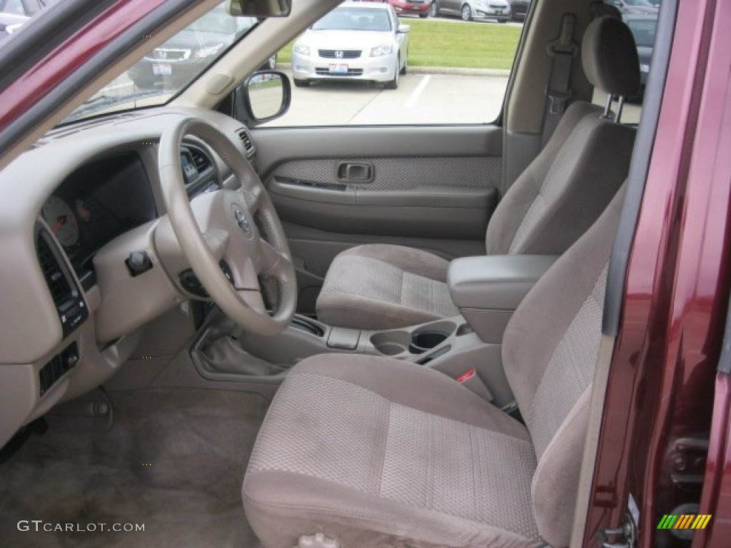 2003 Pathfinder LE 4x4 - Merlot Red Pearl / Charcoal photo #19