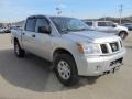 2004 Radiant Silver Nissan Titan XE Crew Cab 4x4  photo #9