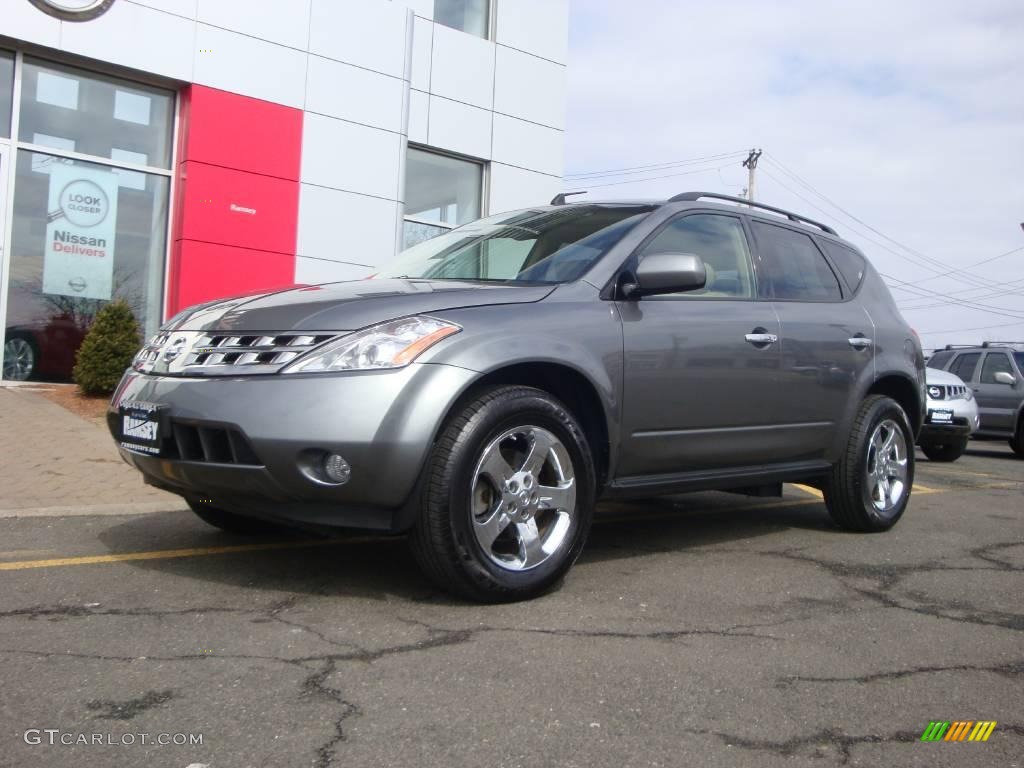 2005 Murano SL AWD - Platinum Metallic / Cafe Latte photo #2